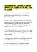 GROUPS PROCESS AND PRACTICE EXAM STUDY GUIDE 2026 TEST BANK WITH FULL SOLUTIONS