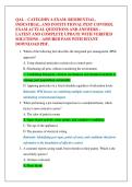 QAL &ndash; CATEGORY A EXAM&colon; RESIDENTIAL&comma;  INDUSTRIAL&comma; AND INSTITUTIONAL PEST CONTROL  EXAM ACTUAL QUESTIONS AND ANSWERS -  LATEST AND COMPLETE UPDATE WITH VERIFIED  SOLUTIONS &ndash; ASSURED PASS WITH ISTANT  DOWNLOAD PDF&period; 