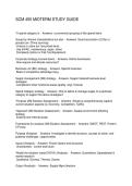 SCM 455 MIDTERM STUDY GUIDE