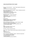 SCM 455 MIDTERM STUDY GUIDE