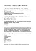 SCM 455 MIDTERM QUESTIONS & ANSWERS
