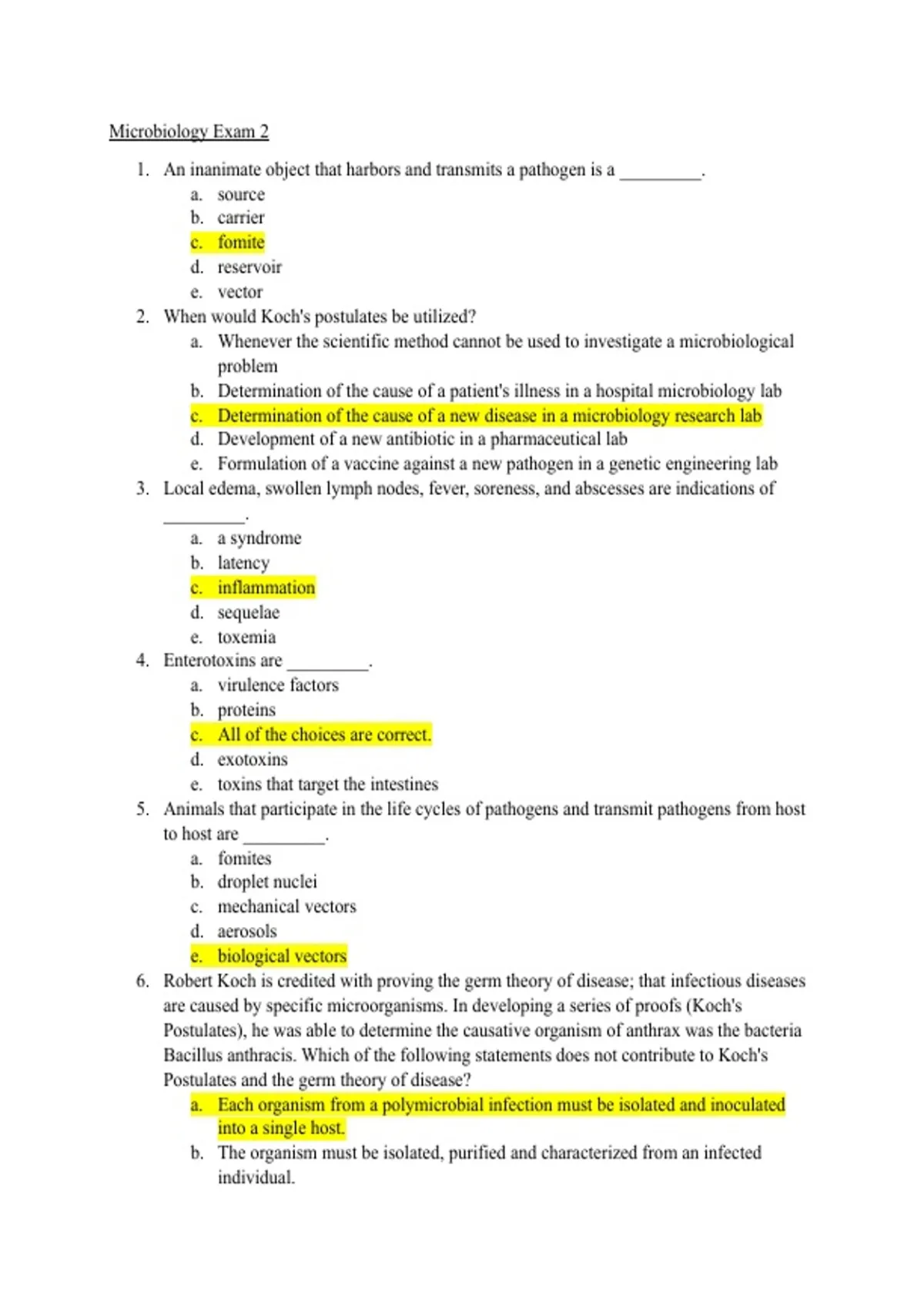 Microbiology Exam 2 – Complete Study Guide with Practice Questions and ...