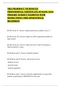 NHA PHARMACY TECHNICIAN PROFESSIONAL CERTIFICATE OUTLINE 2026 PRIMARY SUBJECT ELEMENTS WITH RESOLUTIONS CORE OPERATIONAL BLUEPRINT