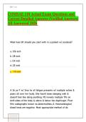 COMSAE 110 Actual Exam Questions and Correct Detailed Answers &lpar;Verified Answers&rpar; All Answered 2026 
