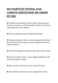 NHA PHLEBOTOMY NATIONAL EXAM COMPLETE QUESTION BANK AND ANSWER KEY 2026