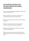 NHA PHLEBOTOMY NATIONAL EXAM PRACTICE QUESTIONS WITH DETAILED SOLUTIONS 2026