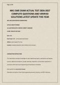 MK1 SWE EXAM ACTUAL TEST 2026-2027 COMPLETE QUESTIONS AND VERIFIED SOLUTIONS LATEST UPDATE THIS YEAR