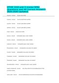 HTHS 1110 UNIT 4 Questions and All Correct Answers 2025-2026 Updated&period;