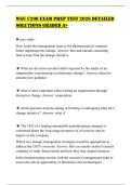 WGU C208 EXAM PREP TEST 2026 DETAILED SOLUTIONS GRADED A&plus;