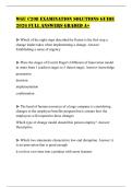 WGU C208 EXAMINATION SOLUTIONS GUIDE 2026 FULL ANSWERS GRADED A&plus;