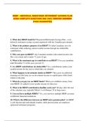 IRRSP - INDIVIDUAL REGISTERED RETIREMENT SAVINGS PLAN EXAM COMPLETE QUESTIONS AND 100&percnt; VERIFIED ANSWERS &lpar;PASS GUARANTEE&rpar;
