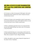 MD REAL ESTATE CE SHOP EXAMINATION TEST 2026 FULL QUESTIONS AND VERIFIED ANSWERS