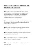 WGU C211 OA EXAM FULL QUESTIONS AND ANSWERS 2026 GRADED A&plus;