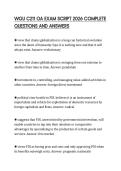 WGU C211 OA EXAM SCRIPT 2026 COMPLETE QUESTIONS AND ANSWERS