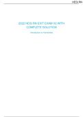 2022 HESI RN EXIT EXAM V2 WITH  COMPLETE SOLUTION