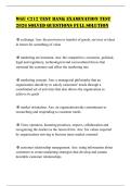 WGU C212 TEST BANK EXAMINATION TEST 2026 SOLVED QUESTIONS FULL SOLUTION