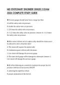 MD STATIONARY ENGINEER GRADE 2 EXAM 2026 COMPLETE STUDY GUIDE