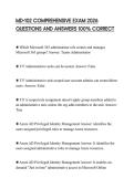 MD-102 COMPREHENSIVE EXAM 2026 QUESTIONS AND ANSWERS 100&percnt; CORRECT