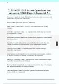 C165 WGU 2026 Latest Questions and  Answers &lpar;100&percnt; Expert Answers&rpar; A&plus;