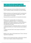 WGU C464 ACTUAL EXAM PAPER 2026 QUESTIONS WITH SOLUTIONS GRADED A&plus;