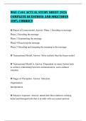 WGU C464 ACTUAL STUDY SHEET 2026 COMPLETE QUESTIONS AND SOLUTIONS 100&percnt; CORRECT