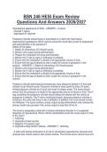 BSN 246 HESI Exam Review  Questions And Answers 2026&sol;2027