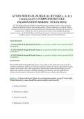 ATI RN Medical-Surgical Retake  1&comma; 2&comma; & 3 2026&sol;2027 &vert; Complete Retake Examination Series &vert; NCLEX-RN&reg; Remediation & Comprehensive Review