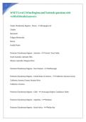 WSET Level 2 Wine Regions and Varietals questions with verified detailed answers