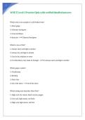 WSET Level 1 Practice Quiz with verified detailed answers
