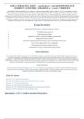 Adult Health 2 HESI 2026&sol;2027 &ndash; Verified Questions & Answers &ndash; 100&percnt; Correct & Graded A&plus;