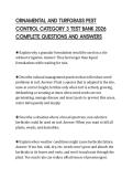 ORNAMENTAL AND TURFGRASS PEST CONTROL CATEGORY 3 TEST BANK 2026 COMPLETE QUESTIONS AND ANSWERS