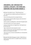ORNAMENTAL AND TURFGRASS PEST CONTROL CATEGORY 3 TEST PAPER 2026 QUESTIONS AND SOLUTIONS GRADED A&plus;