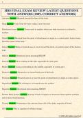 HBS FINAL EXAM REVIEW LATEST QUESTIONS  WITH ANSWERS &lpar;100&percnt; CORRECT ANSWERS&rpar; 