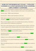NURS 5357 NEUROBIOLOGY EXAM 1 - UPDATED  SUMMER 25 LATEST QUESTIONS WITH ANSWERS  &lpar;100&percnt; CORRECT ANSWERS&rpar;