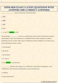OPSM 4820 EXAM 3 LATEST QUESTIONS WITH  ANSWERS &lpar;100&percnt; CORRECT ANSWERS&rpar;