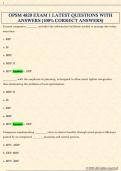 OPSM 4820 EXAM 1 LATEST QUESTIONS WITH  ANSWERS &lpar;100&percnt; CORRECT ANSWERS&rpar; 