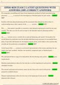 OPSM 4820 EXAM 2 LATEST QUESTIONS WITH  ANSWERS &lpar;100&percnt; CORRECT ANSWERS&rpar;