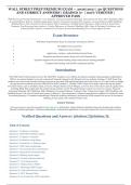 Wall Street Prep Premium Exam 2026&sol;2027 &vert; Accurate Detailed Solutions &vert; Graded A&plus; &vert; Approved Pass