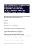NGR 5149 Advanced Pathophysiology &lpar;2025&sol;2026&rpar; UPDATE&vert;EXAM QUESTIONS WITH MULTIPLE CHOICES &vert;VERIFIED & REVISED ANSWERS already passed 100&percnt;