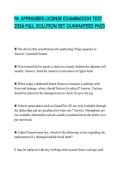 PA APPRAISERS LICENSE EXAMINATION TEST 2026 FULL SOLUTION SET GUARANTEED PASS