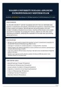 Walden University NUR 6501 Advanced Pathophysiology Midterm Exam&colon; Authentic 2025-2026 Exam Blueprint &vert; 98 Real Questions &vert; Verified Solutions &vert; A&plus; Level