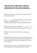 OSSF DR STUDY GUIDE 2026 COMPLETE QUESTIONS WITH SOLUTIONS GRADED A&plus;