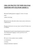 OSHA 500 PRACTICE TEST PAPER 2026 EXAM QUESTIONS WITH SOLUTIONS GRADED A&plus;