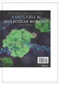 TEST BANK FOR Karp's Cell and Molecular Biology 9th Edition by Gerald Karp&comma; Janet Iwasa &comma; Wallace Marshall ISBN&colon;978-1119598244 COMPLETE GUIDE ALL CHAPTERS COVERED 100&percnt; VERIFIED A&plus; GRADE ASSURED &excl;&excl;&excl;&excl;&excl; NEW LATEST UPDATE &excl;&excl;&excl;&excl;&excl;