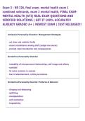 NR 326&comma; final exam&comma; mental health exam 1  combined notecards&comma; exam 2 mental health&comma; FINAL EXAM-  MENTAL HEALTH &lpar;ATI&rpar; REAL EXAM QUESTIONS AND  VERIFIED SOLUTIONS &vert; GET IT 100&percnt; ACCURATE&excl;&excl;  ALREADY GRADED A&plus; &vert; NEWEST EXAM &vert; JUST RELEASED&excl;&excl;