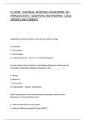 ICS 800D &vert; NATIONAL RESPONSE FRAMEWORK&colon; AN INTRODUCTION &vert; QUESTIONS AND ANSWERS &vert; 2026 UPDATE 100&percnt; CORRECT