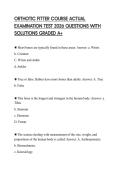 ORTHOTIC FITTER COURSE ACTUAL EXAMINATION TEST 2026 QUESTIONS WITH SOLUTIONS GRADED A&plus;