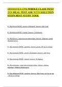 ORTHOTICS CPM WHOLE CLASS TEXT 2026 REAL TEST ASK WITH SOLUTION STEPS BEST STUDY TOOL