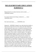 NES ELEMENTARY EDUCATION SUBTEST 2 QUESTIONS AND ANSWERS 2026