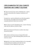 CEPN EXAMINATION TEST 2026 COMPLETE QUESTIONS AND CORRECT SOLUTIONS